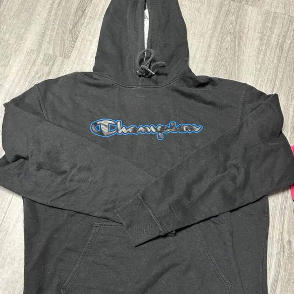 Champion Black Hoodie Sweater for Men